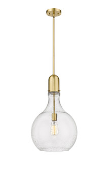 Auralume One Light Pendant in Satin Gold (405|492-1S-SG-G584-14)