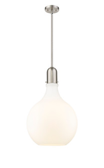 Auralume One Light Pendant in Brushed Satin Nickel (405|492-1S-SN-G581-16)