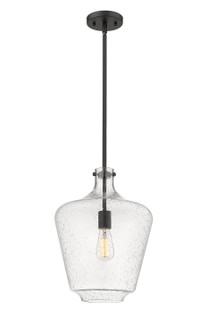 Norwalk One Light Mini Pendant in Matte Black (405|493-1S-BK-G504-12)