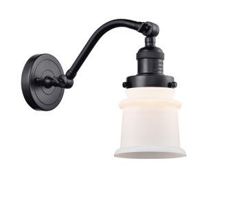Franklin Restoration One Light Wall Sconce in Matte Black (405|515-1W-BK-G181S)