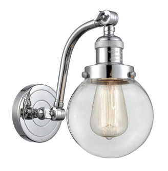 Franklin Restoration LED Wall Sconce in Polished Chrome (405|515-1W-PC-G202-6-LED)
