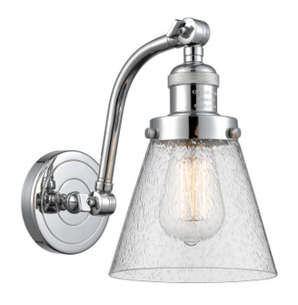 Franklin Restoration One Light Wall Sconce in Polished Chrome (405|515-1W-PC-G64)