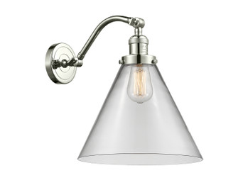 Franklin Restoration One Light Wall Sconce in Polished Nickel (405|515-1W-PN-G42-L)