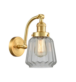 Franklin Restoration One Light Wall Sconce in Satin Gold (405|515-1W-SG-G142)