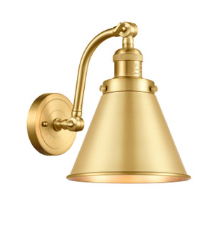 Franklin Restoration One Light Wall Sconce in Satin Gold (405|515-1W-SG-M13-SG)