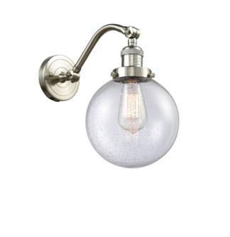 Franklin Restoration One Light Wall Sconce in Brushed Satin Nickel (405|515-1W-SN-G204-8)