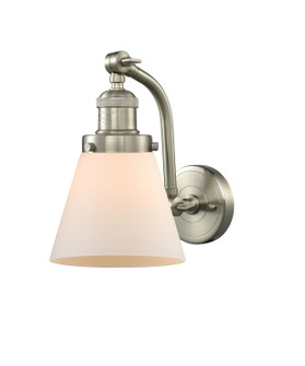 Franklin Restoration One Light Wall Sconce in Brushed Satin Nickel (405|515-1W-SN-G61)
