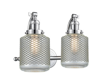 Franklin Restoration Two Light Bath Vanity in Polished Chrome (405|515-2W-PC-G262)