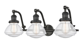 Franklin Restoration Three Light Bath Vanity in Oil Rubbed Bronze (405|515-3W-OB-G324)