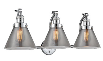 Franklin Restoration Three Light Bath Vanity in Polished Chrome (405|515-3W-PC-G43)
