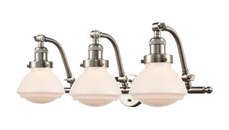 Franklin Restoration LED Bath Vanity in Brushed Satin Nickel (405|515-3W-SN-G321-LED)
