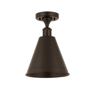 Ballston One Light Semi-Flush Mount in Brushed Brass (405|516-1C-BB-MBC-8-BB)