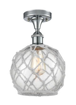 Ballston One Light Semi-Flush Mount in Polished Chrome (405|516-1C-PC-G122-8RW)