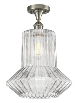 Ballston LED Semi-Flush Mount in Polished Nickel (405|516-1C-PN-G212-LED)