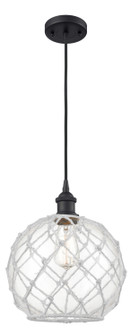 Ballston One Light Mini Pendant in Matte Black (405|516-1P-BK-G122-10RW)