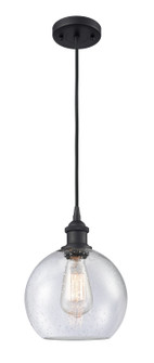 Ballston One Light Mini Pendant in Matte Black (405|516-1P-BK-G124-8) Ballston One Light Mini Pendant in Matte Black (405|516-1P-BK-G124-8)