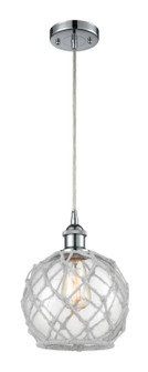 Ballston One Light Mini Pendant in Polished Chrome (405|516-1P-PC-G122-8RW)