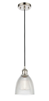 Ballston One Light Mini Pendant in Polished Nickel (405|516-1P-PN-G382)