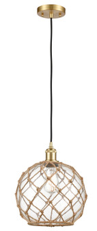 Ballston LED Mini Pendant in Satin Gold (405|516-1P-SG-G122-10RB-LED)