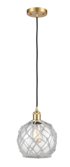 Ballston LED Mini Pendant in Satin Gold (405|516-1P-SG-G122-8RW-LED)