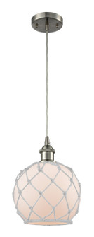 Ballston LED Mini Pendant in Brushed Satin Nickel (405|516-1P-SN-G121-8RW-LED)