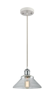 Ballston LED Mini Pendant in White Polished Chrome (405|516-1P-WPC-G132-LED)