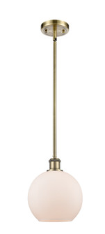 Ballston LED Mini Pendant in Antique Brass (405|516-1S-AB-G121-8-LED)