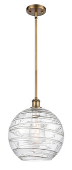 Ballston One Light Mini Pendant in Brushed Brass (405|516-1S-BB-G1213-12)