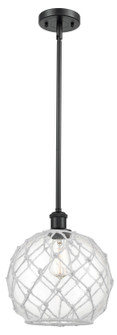Ballston One Light Mini Pendant in Matte Black (405|516-1S-BK-G122-10RW)