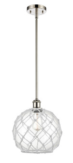 Ballston One Light Mini Pendant in Polished Nickel (405|516-1S-PN-G122-10RW)