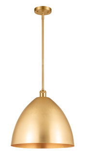 Ballston LED Pendant in Satin Gold (405|516-1S-SG-MBD-16-SG-LED)