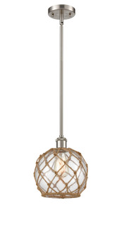 Ballston One Light Mini Pendant in Brushed Satin Nickel (405|516-1S-SN-G122-8RB)