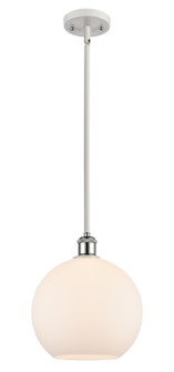 Ballston One Light Mini Pendant in White Polished Chrome (405|516-1S-WPC-G121-10)