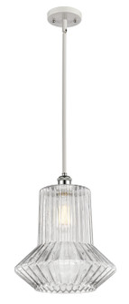 Ballston One Light Mini Pendant in White Polished Chrome (405|516-1S-WPC-G212)