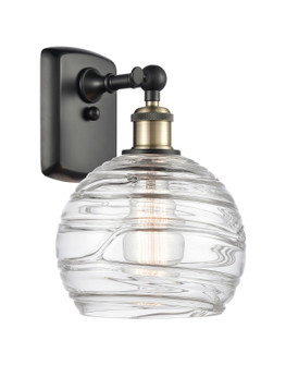 Ballston One Light Wall Sconce in Black Antique Brass (405|516-1W-BAB-G1213-8)