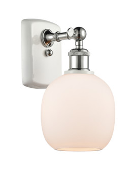 Ballston One Light Wall Sconce in White Polished Chrome (405|516-1W-WPC-G101)