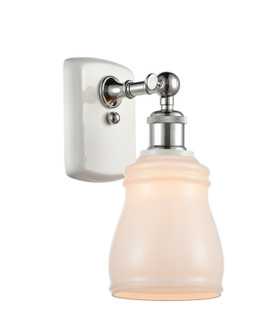 Ballston One Light Wall Sconce in White Polished Chrome (405|516-1W-WPC-G391)