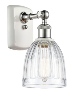 Ballston One Light Wall Sconce in White Polished Chrome (405|516-1W-WPC-G442)