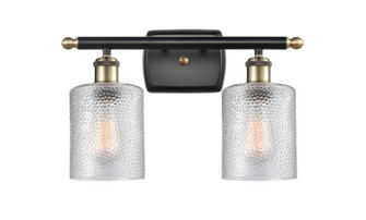 Ballston Two Light Bath Vanity in Black Antique Brass (405|516-2W-BAB-G112)