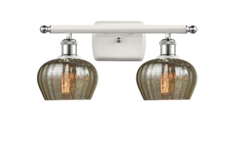 Ballston Two Light Bath Vanity in White Polished Chrome (405|516-2W-WPC-G96)