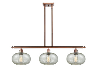 Ballston Three Light Island Pendant in Antique Copper (405|516-3I-AC-G249)