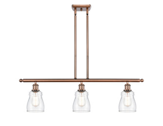 Ballston Three Light Island Pendant in Antique Copper (405|516-3I-AC-G392)