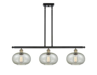 Ballston Three Light Island Pendant in Black Antique Brass (405|516-3I-BAB-G249)