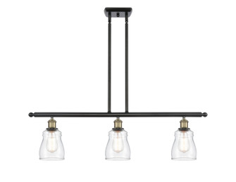 Ballston Three Light Island Pendant in Black Antique Brass (405|516-3I-BAB-G392)
