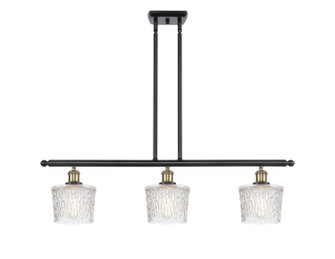Ballston Three Light Island Pendant in Black Antique Brass (405|516-3I-BAB-G402)