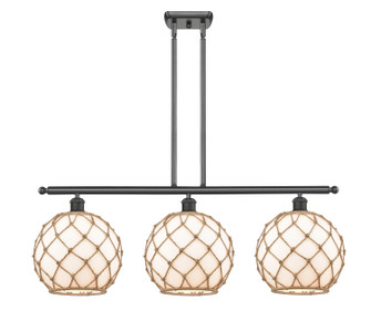 Ballston Three Light Island Pendant in Oil Rubbed Bronze (405|516-3I-OB-G121-10RB)