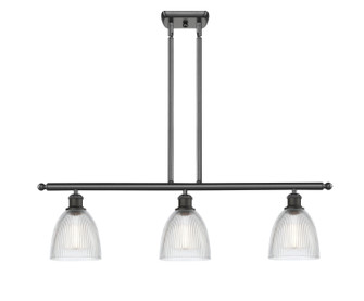 Ballston Three Light Island Pendant in Oil Rubbed Bronze (405|516-3I-OB-G382)