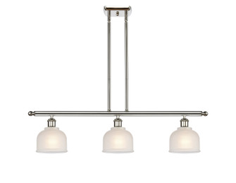 Ballston Three Light Island Pendant in Polished Nickel (405|516-3I-PN-G411)