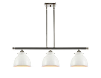 Ballston Three Light Island Pendant in Polished Nickel (405|516-3I-PN-M14-W)