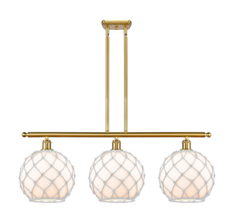 Ballston LED Island Pendant in Satin Gold (405|516-3I-SG-G121-10RW-LED)